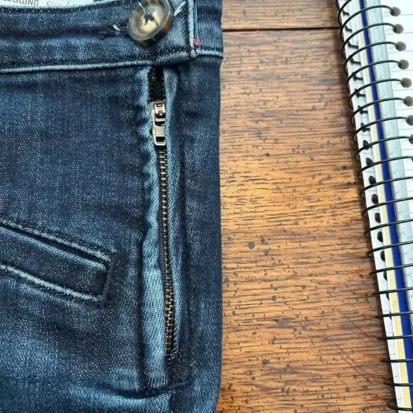 Pilcro and the Letterpress by Anthropology Blue Highrise denim leggings. Size 27 - Picture 4 of 9